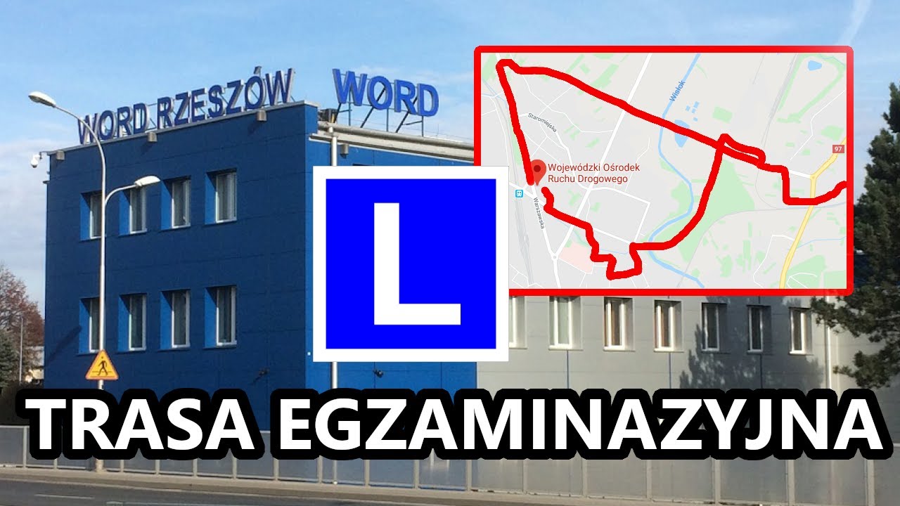 TRASA EGZAMINACYJNA RZESZÓW - Jazda z ABC Prawo Jazdy