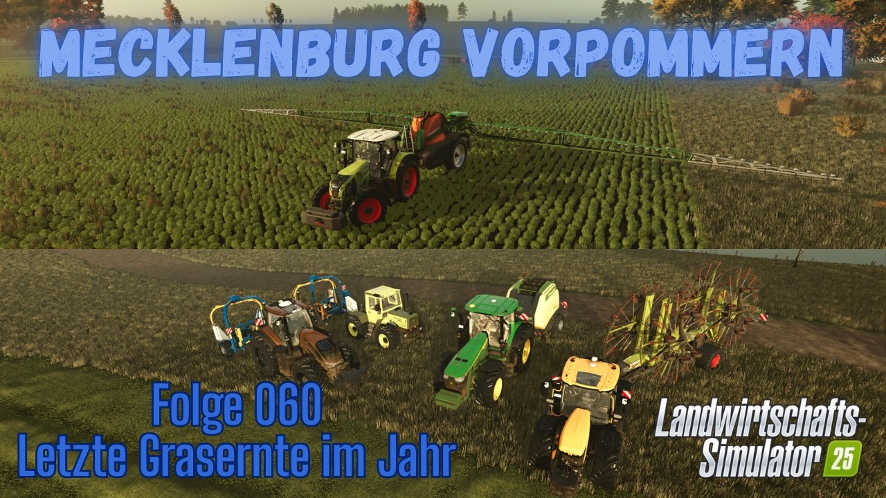LS 25 Mecklenburg Vorpommern #060 Letzte Grasernte im Jahr