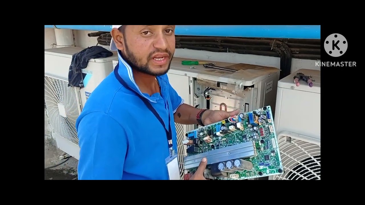 DAIKIN CASSETTE AC INVERTER PCB CHANGE|U4 U2 error problem solve#cassette #pcb#vrv#daikin#series#ac
