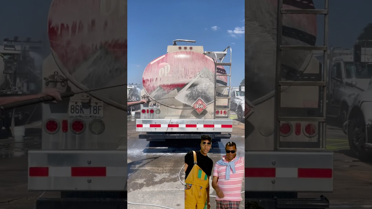 Best truck soaps you&rsquo;ll find 😎 #fleetwashing #pressurewashing #beforeandafter