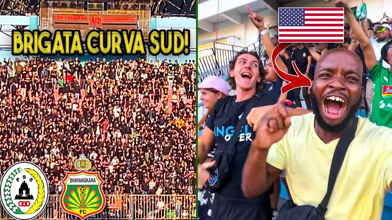 Мой первый футбольный матч в Индонезии — PSS SLEMAN VS BHAYANGKARA FC (BRIGATA CURVA SUD)