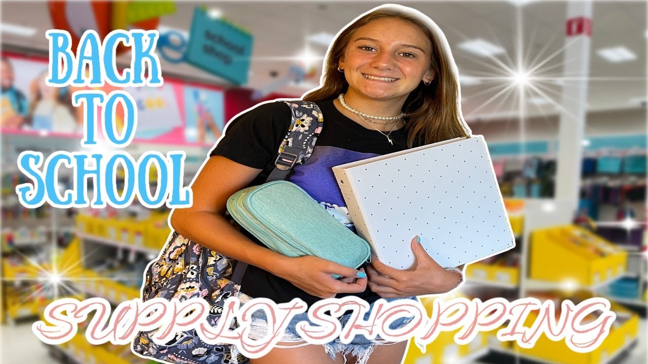 BACK to SCHOOL SUPPLY SHOPPING at TARGET 🎯