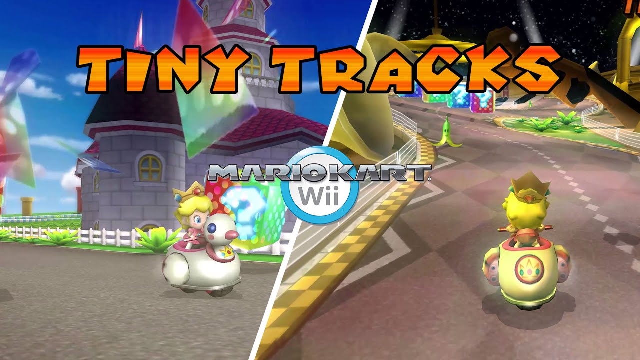 TINY Mario Kart 7 Tracks in MARIO KART WII | Flower Cup | 4k60 | Hacked Custom Tracks