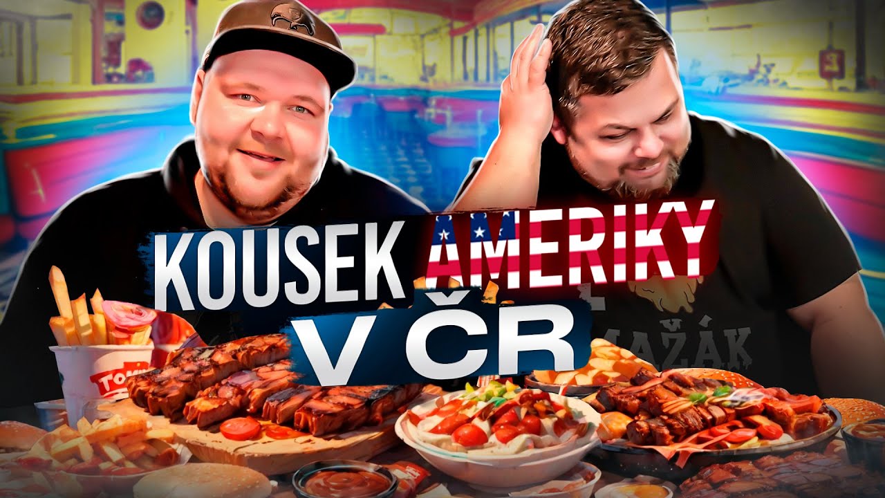 KOUSEK PRAVÉ AMERIKY V ČR! Takhle má vypadat POŘÁDNÁ PORCE JÍDLA!