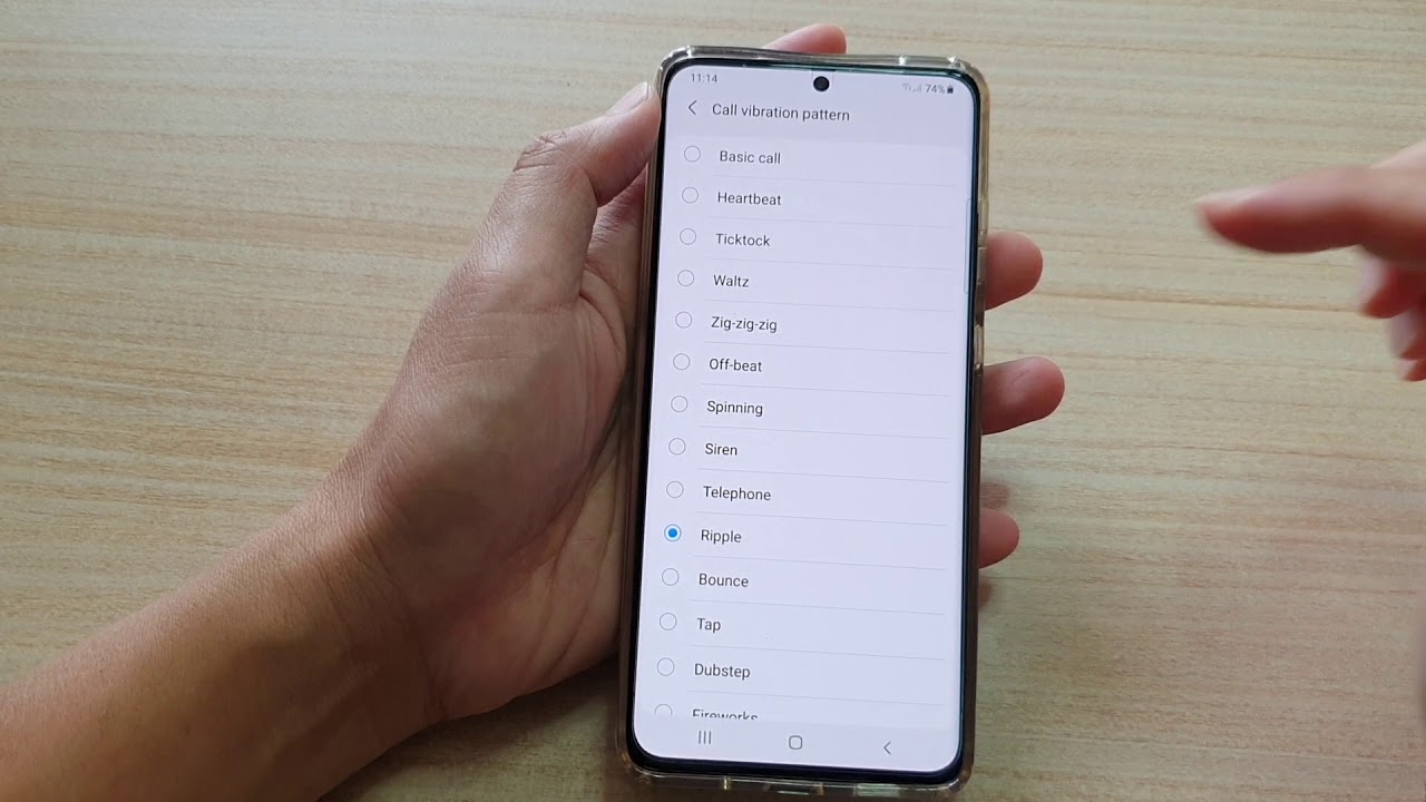 Galaxy S21/Ultra/Plus: How to Change Call Vibration Pattern