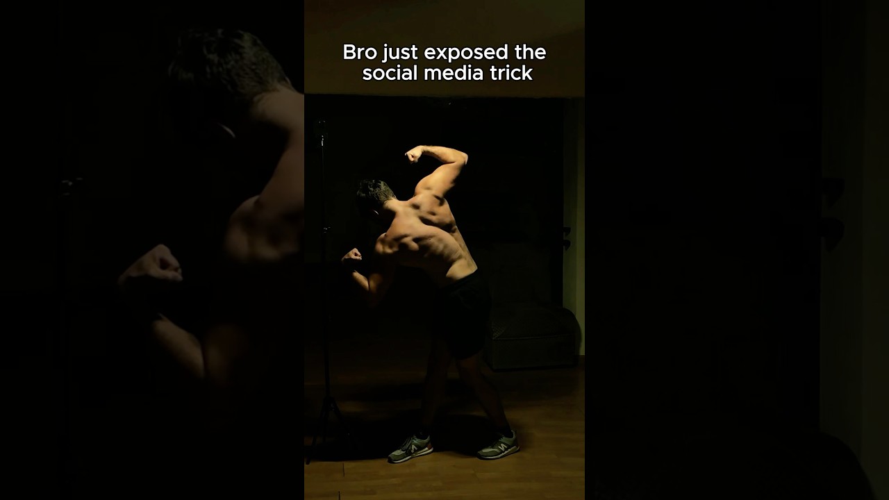 The social media trick is lighting. GymLamp is a master at it 💡🤝💪🏻 #gym #gymbro #bodybuilding