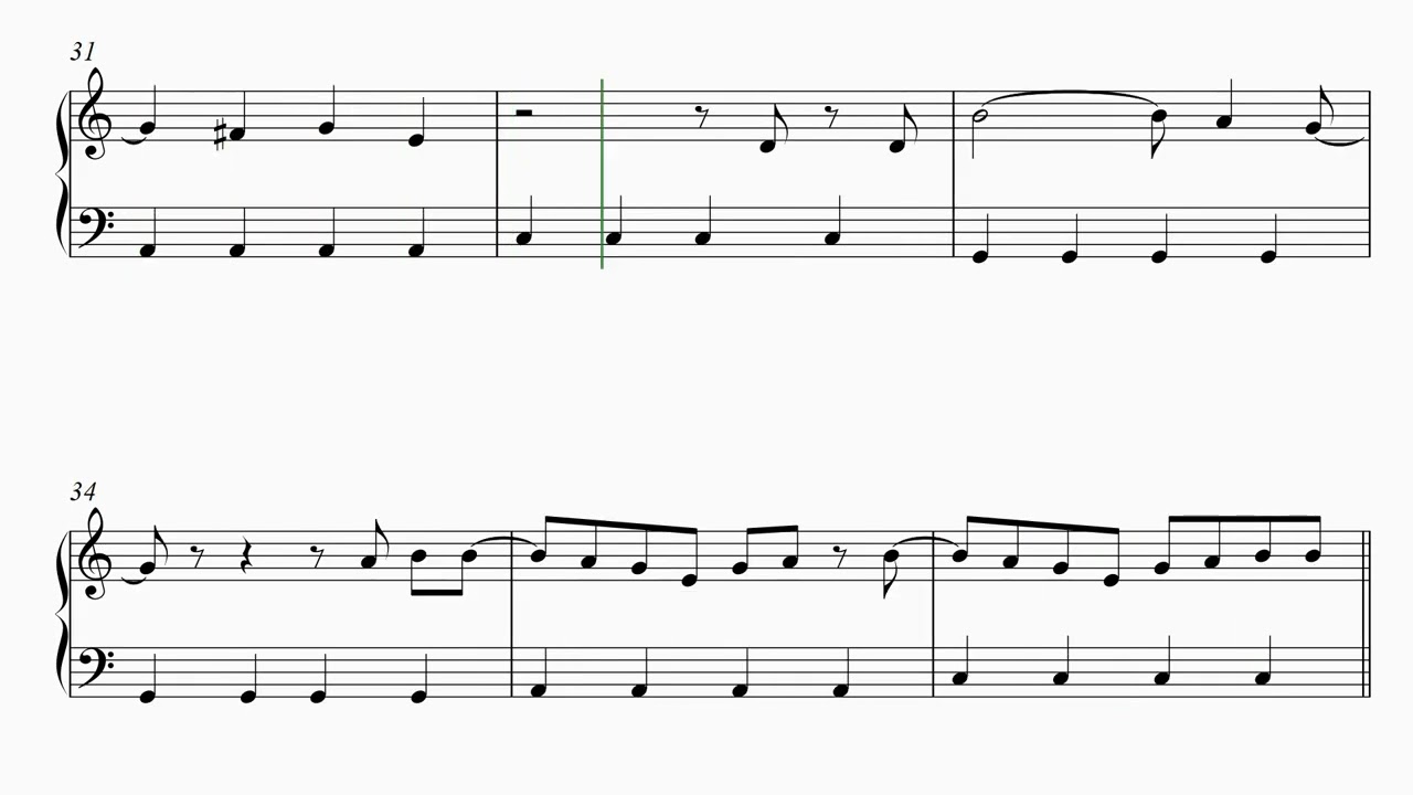Manchild | Piano Sheet Music