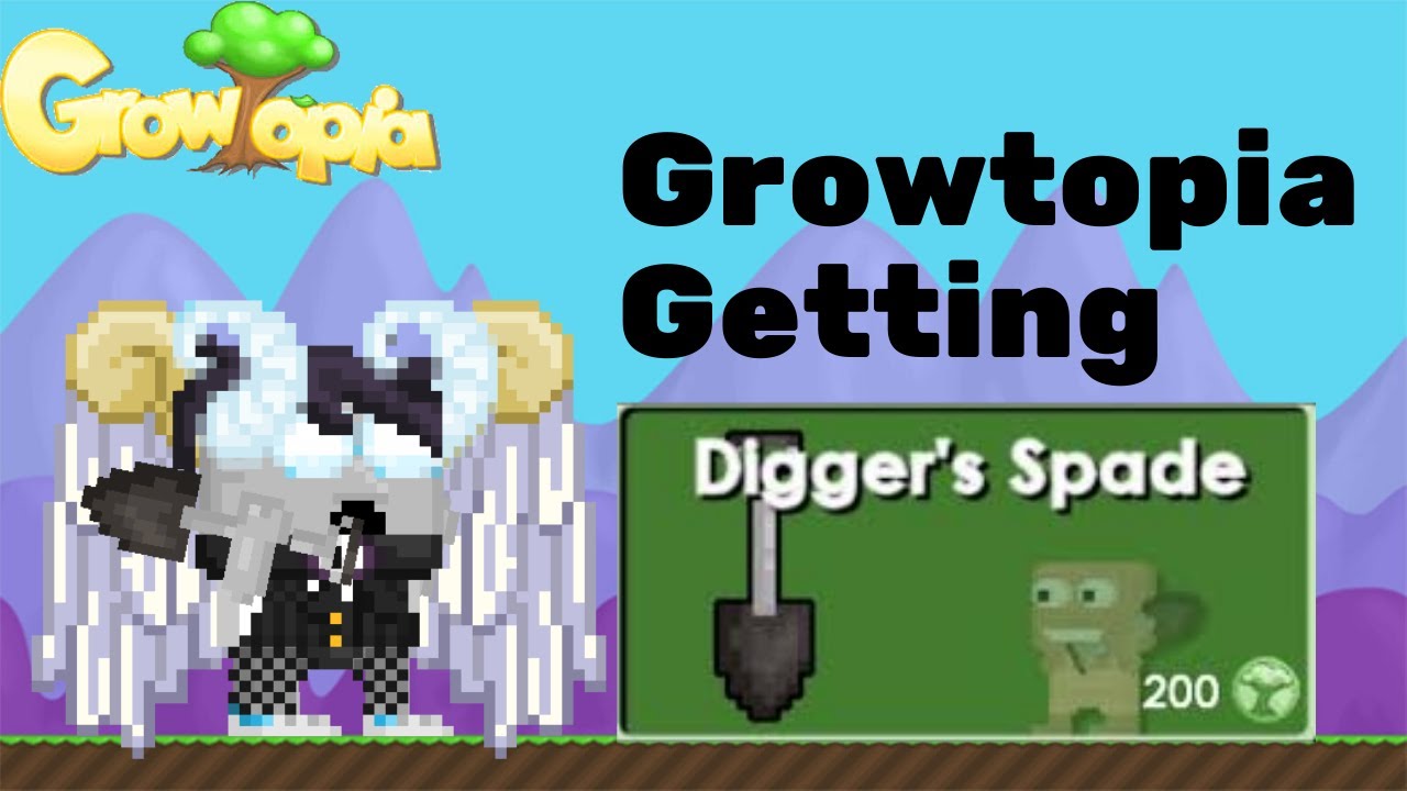 Growtopia - Diggers Spade Aldım OMG ! - Growtopia Getting Diggers Spade