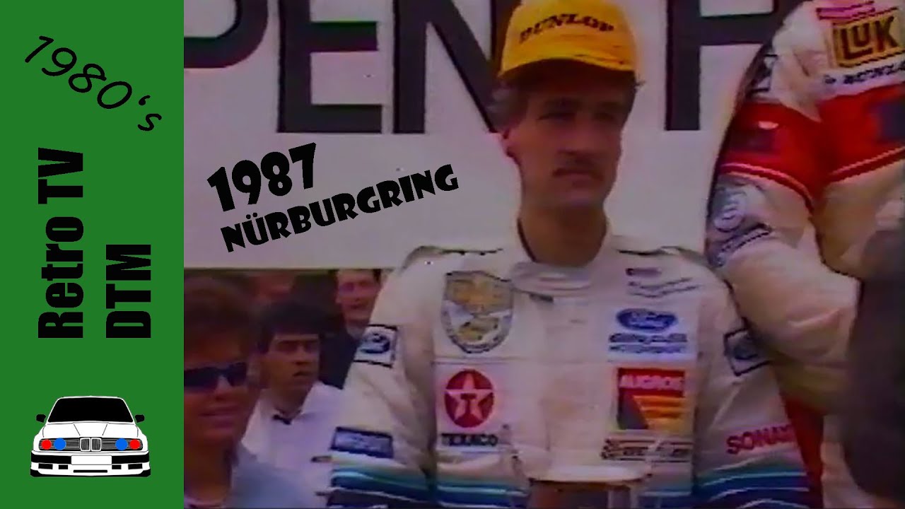Old DTM Nürburgring 1987 | Retro TV RTL | BMW M3 Mercedes 190 Ford Sierra Turbo | Reuter Schneider