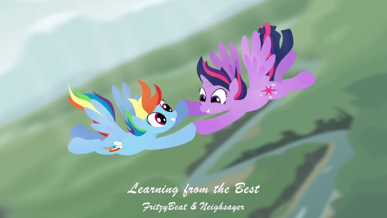 Learning from the Best - FritzyBeat hugs Neighsayer