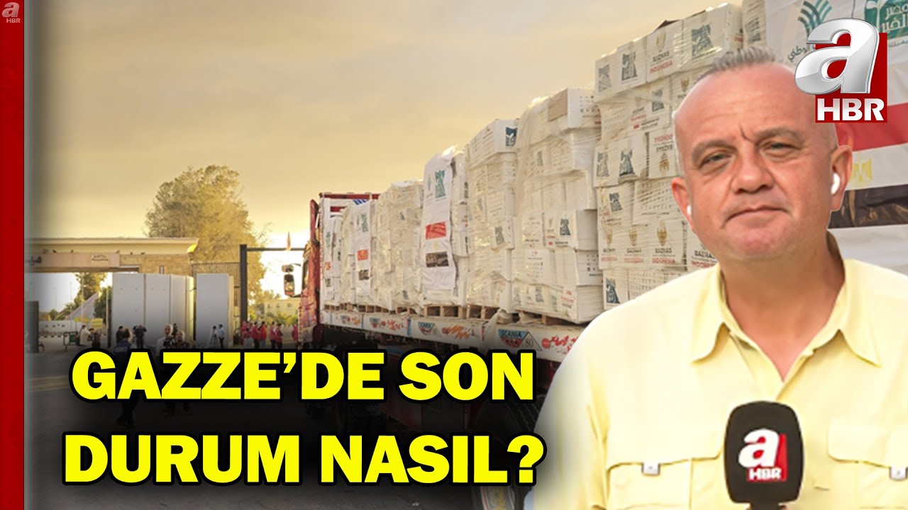 Gazze'ye Acil Gıda İhtiyacı Her Gün Artıyor! Yardım Tırları Refah Kapısında Bekletiliyor | A Haber