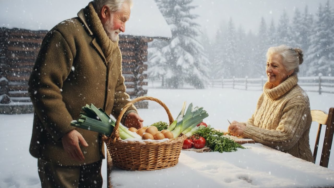 A Warm Hearth in the Snow: The Story of Grandparents' Freshly Baked Bread