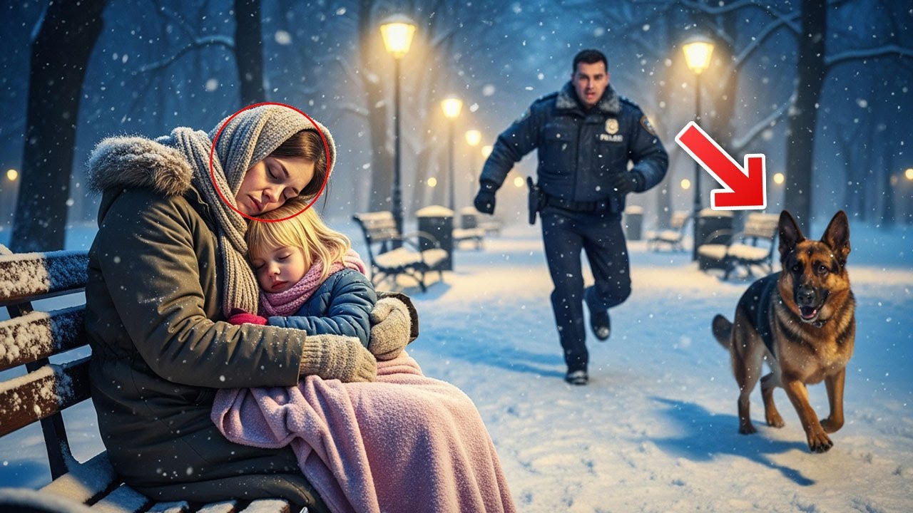 Polizist und K9 fanden Frau und Kind im Schnee – was dann geschah, ließ alle Herzen schmelzen