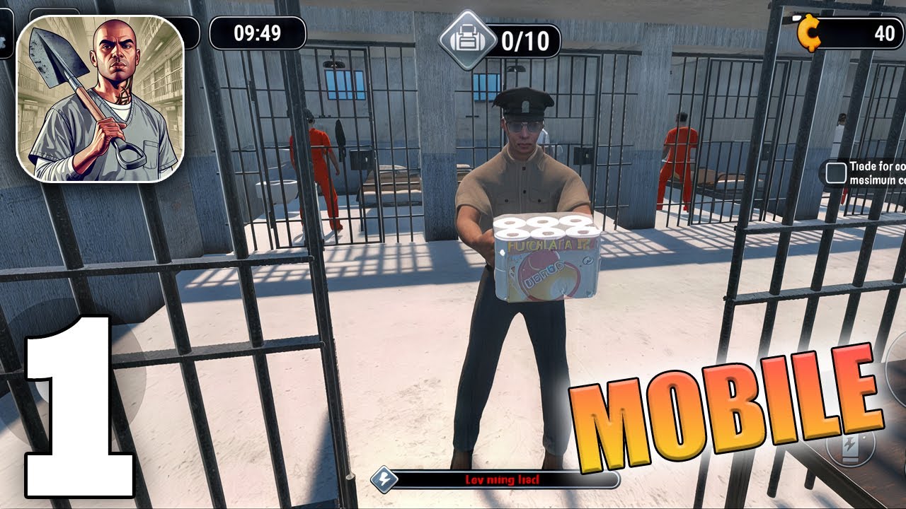 Prison Escape Simulator 3D Gameplay Walkthrough Part 1 (iOS, Android)