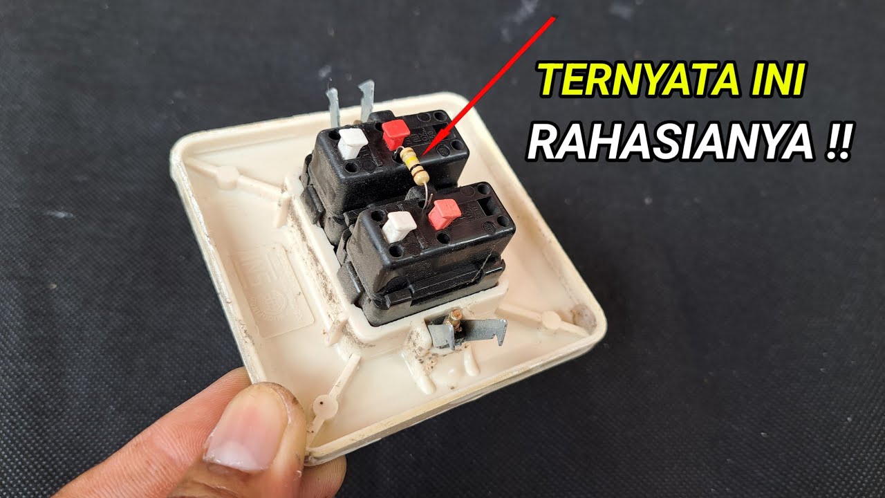 Tambahankan RESISTOR pada saklar lampu kalian, dan kalian pasti terkagum-kagum !!
