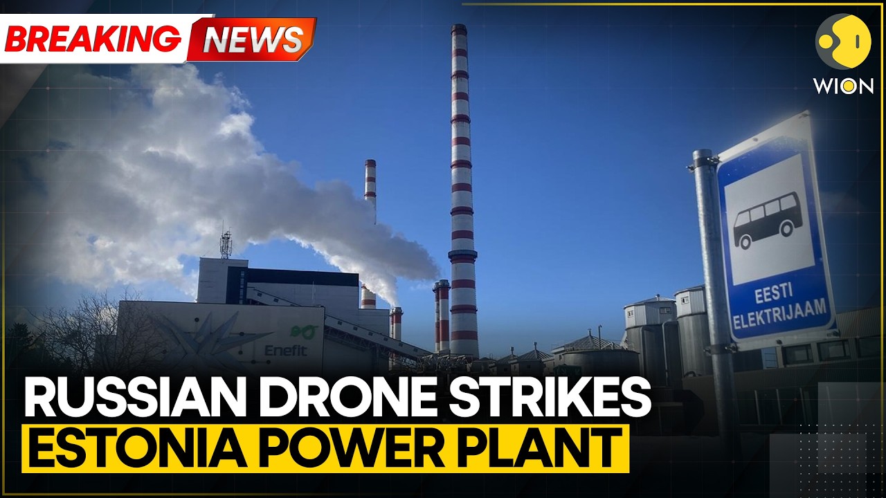 BREAKING: Russian Drone Breaches Estonia Airspace, Hits Power Facility | WION