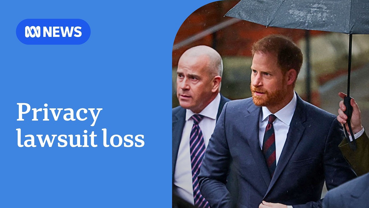 Prince Harry loses privacy case against Daily Mail, calls ruling 'whitewash' | ABC NEWS