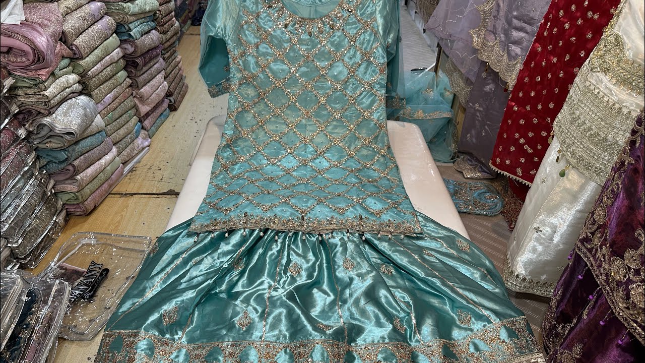 New Wedding collection bridal and party wear havi sharara and plazo Hanmde work sharara #vairalvideo