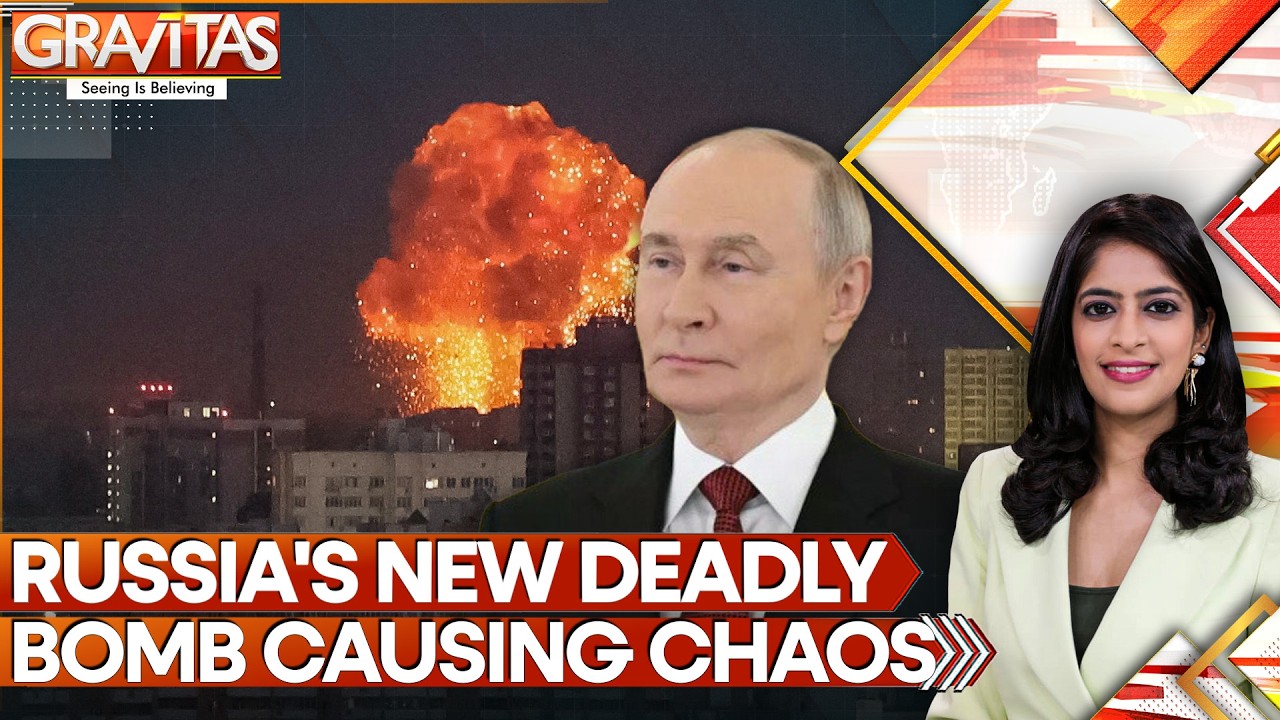 Putin's Cheap New Shock Glide-Bomb:&nbsp;FAB-3000 Unleashes Havoc on Ukraine | GRAVITAS