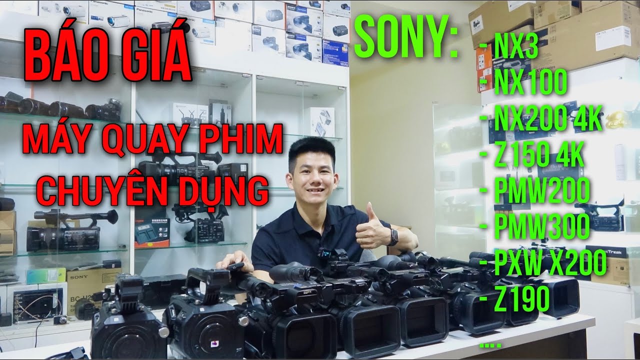 BÁO GIÁ Máy Quay Phim 4K Chuyên Dụng // GIÁ TỐT // Nguyễn Tùng Camera 0868.238.232