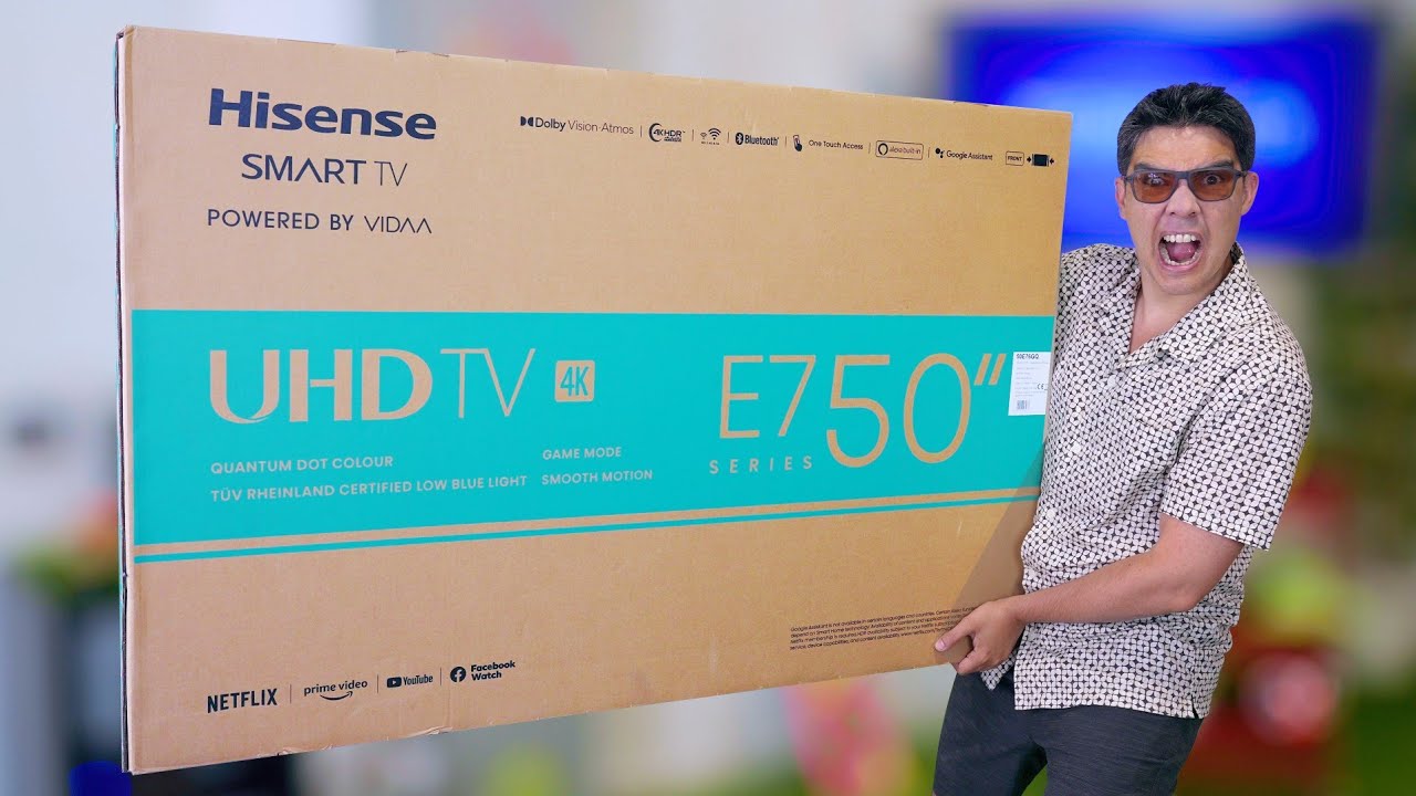 ESTA TV LA USAR&Eacute; COMO MONITOR GIGANTE!!!!!!! Hisense 4k