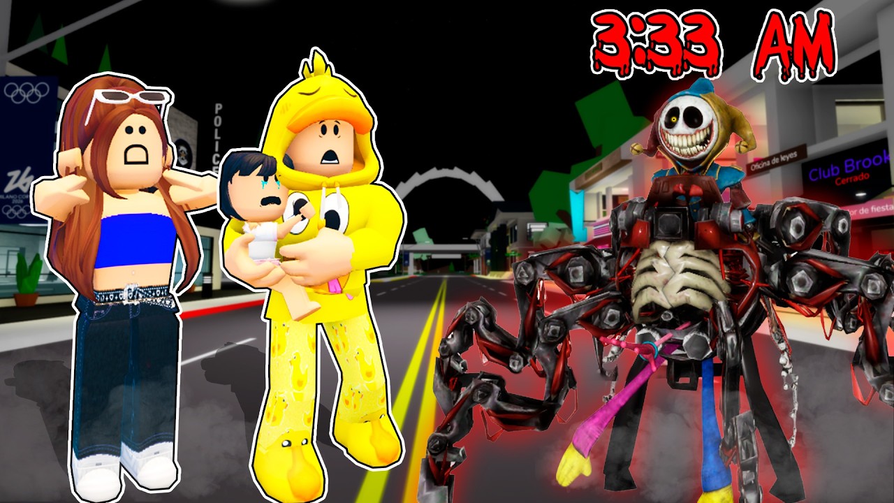 NUNCA BUSQUES a PROTOTYPE de POPPY PLAYTIME 5 a las 3:33AM en Brookhaven Roblox!!