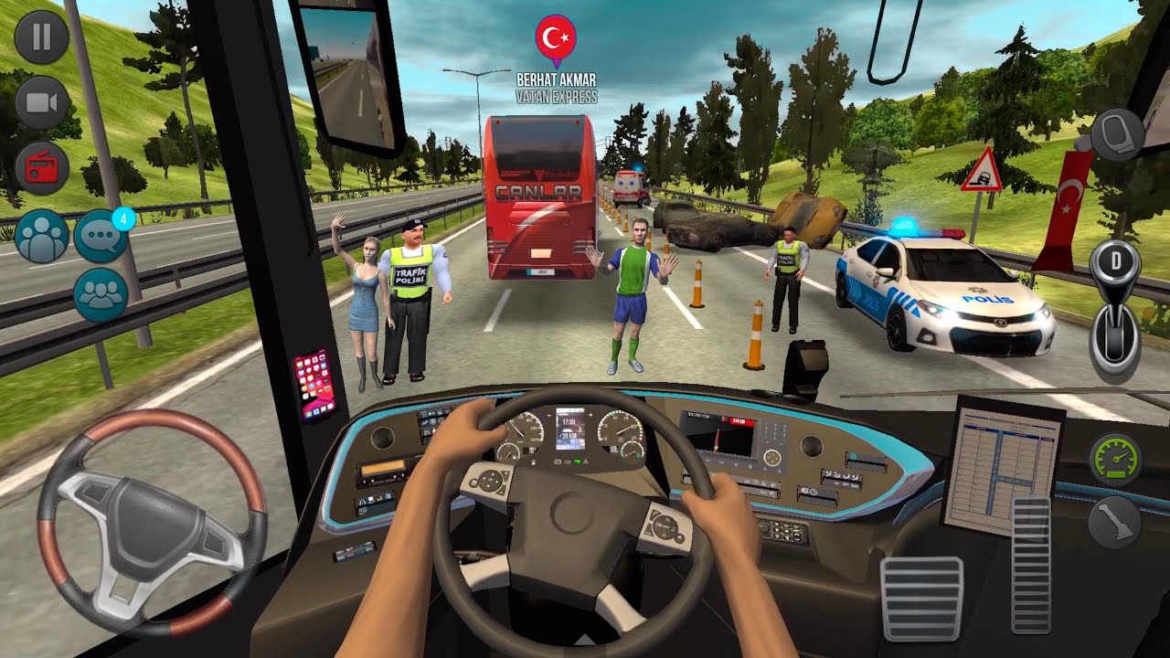 City Bus Fun Driving 🚍👮‍♂️ Bus Simulator : Ultimate Multiplayer! Bus Wheels Games Android