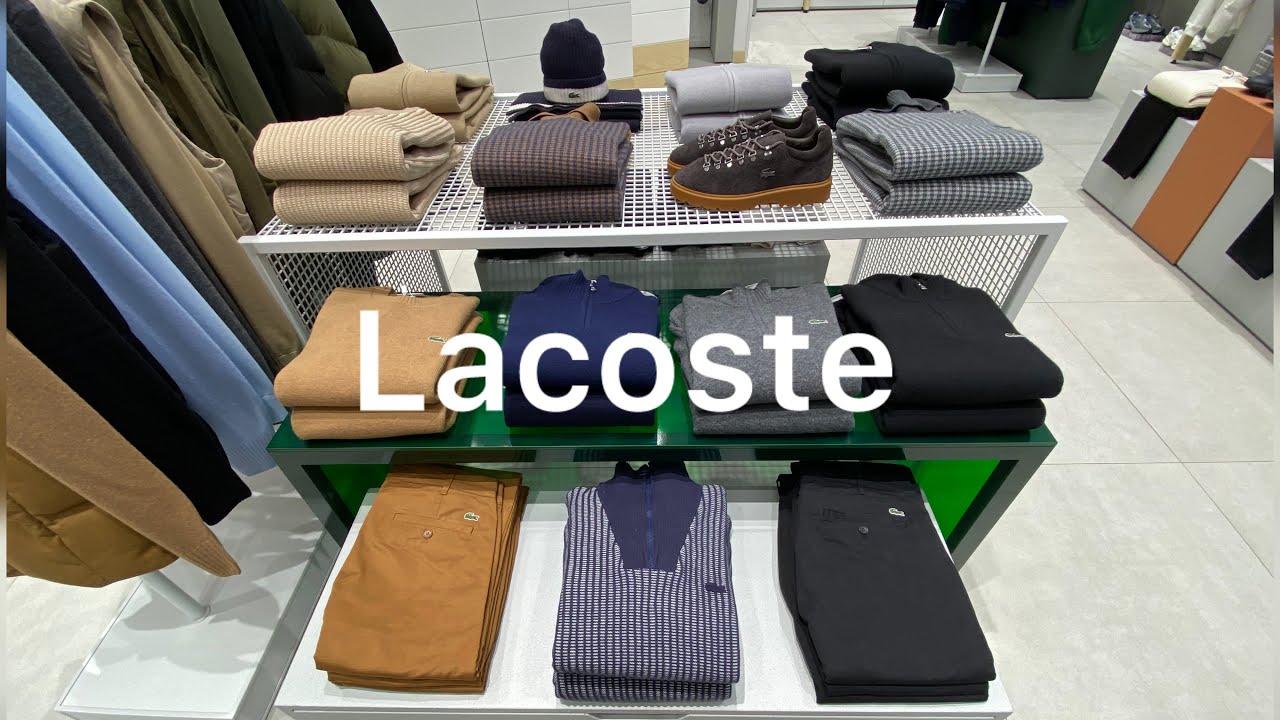 🎈LACOSTE  opening of a NEW STORE and a new collection of clothes and shoes