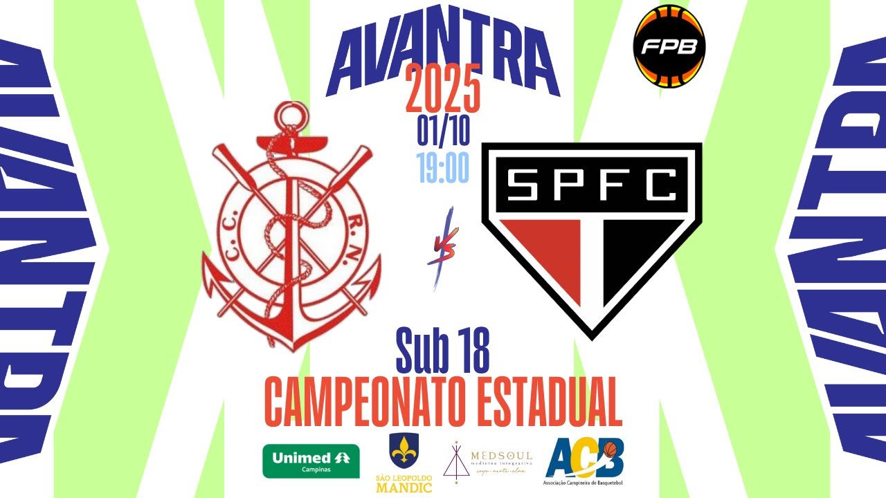 Regatas x S&atilde;o Paulo: Campeonato Paulista 2025 de Basquete, Sub18