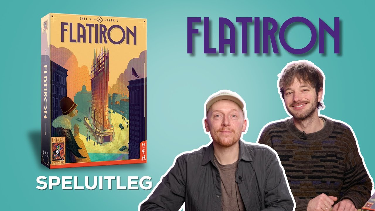 Hoe speel je Flatiron (Speluitleg door Bord voor je Kop) - 999 Games