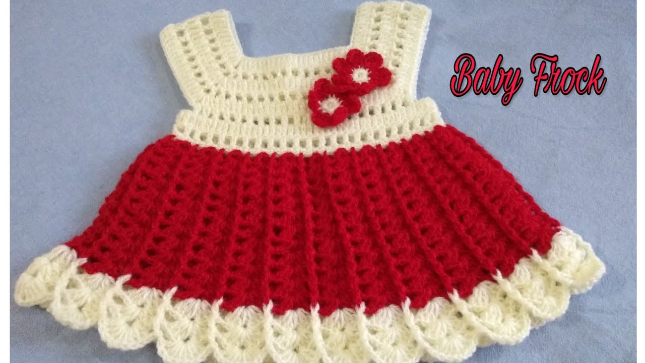Crochet Baby Girl Frock | Baby Dress (Part-1)