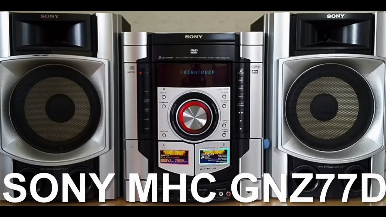 SONY HiFi MHC GNZ77D