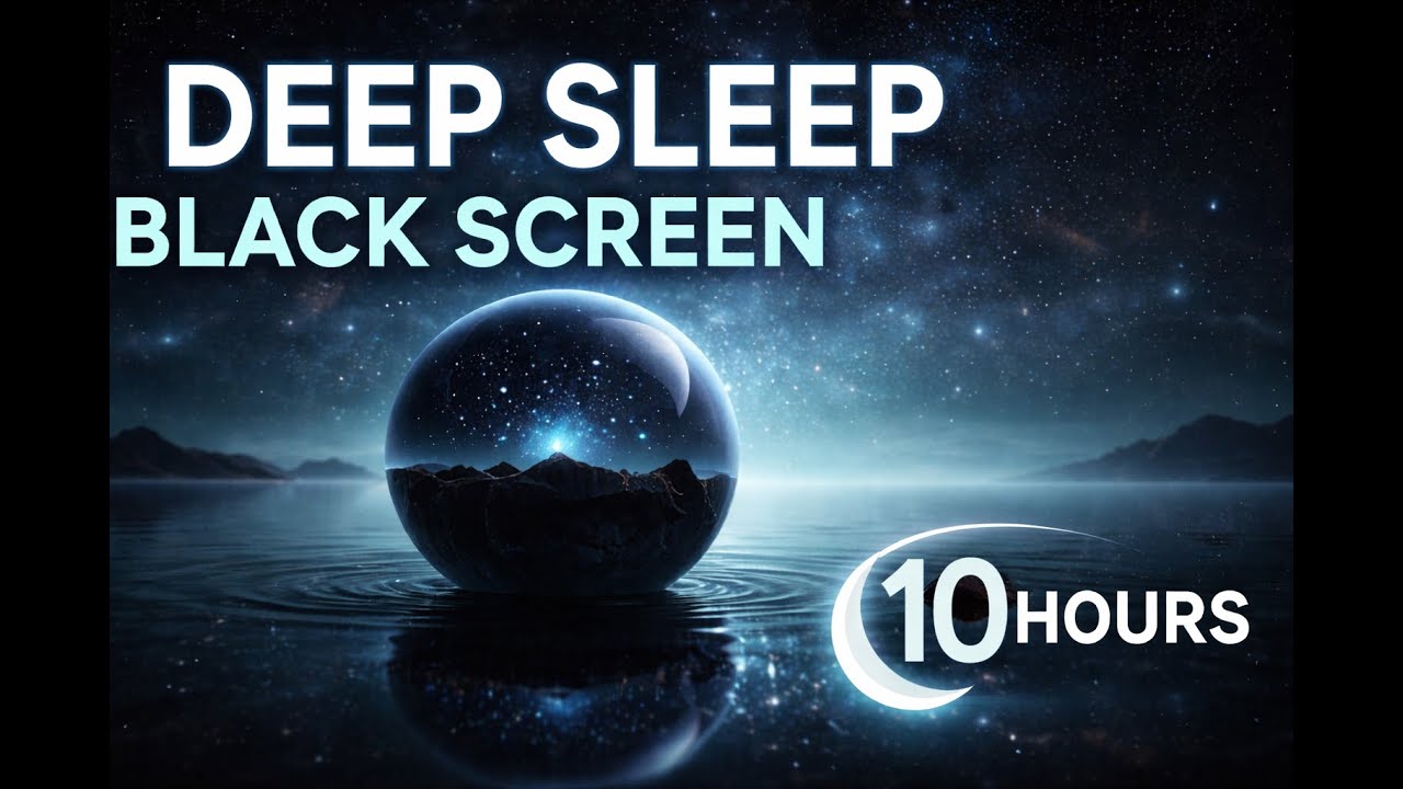 Fall Asleep Instantly 🌙 | 10 Hours Healing Frequency Music | Dark Screen | Spiritual Sleep