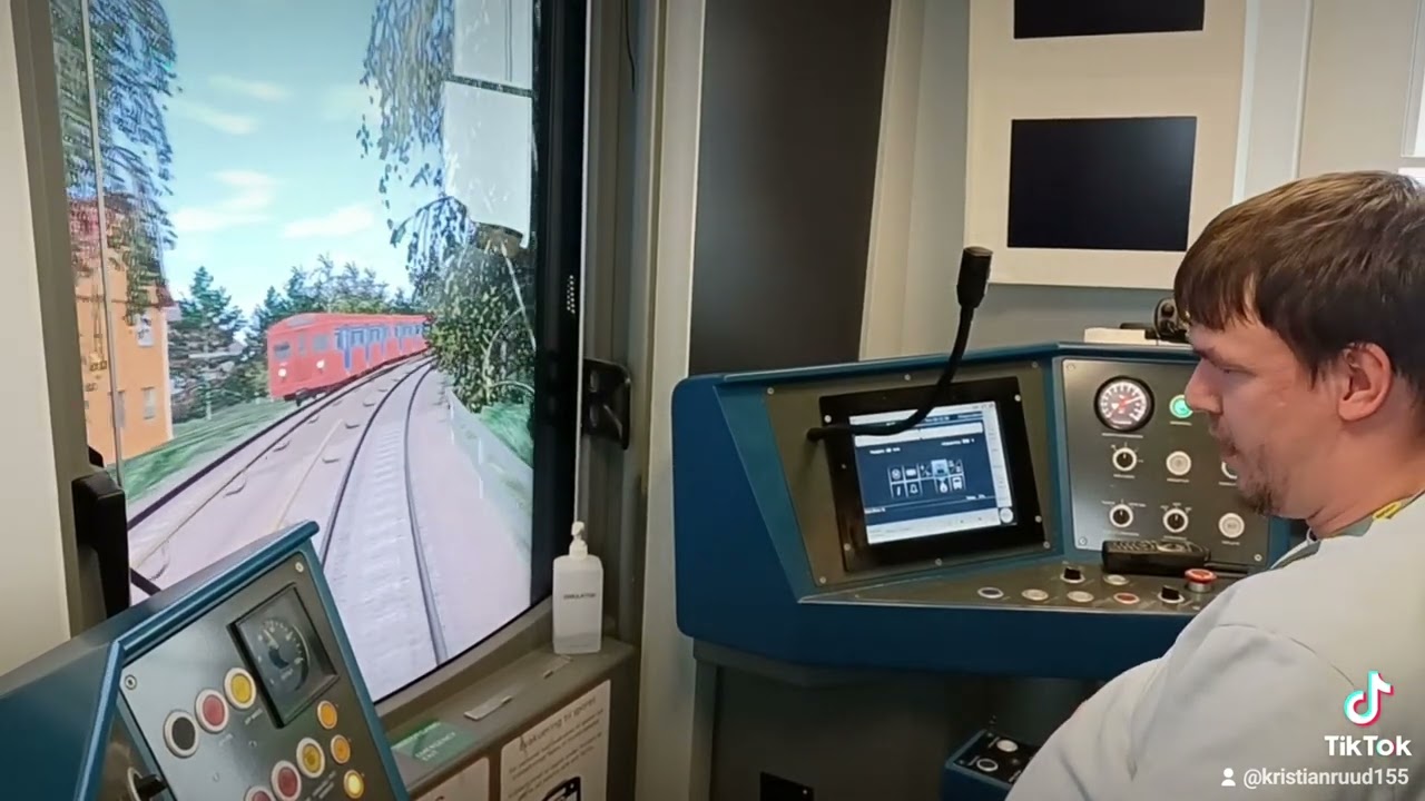 #lurekristian kj&oslash;rer #MX3000 T-banen simulator del 2 Linje 2 #&Oslash;ster&aring;s #Ellingsrud&aring;sen
