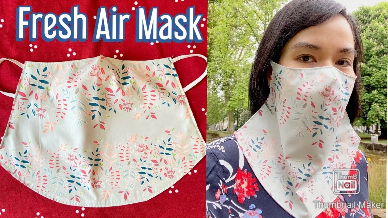 Дышащая маска для лица DIY Nr.2 / Летняя маска для лица / Маска на свежем воздухе