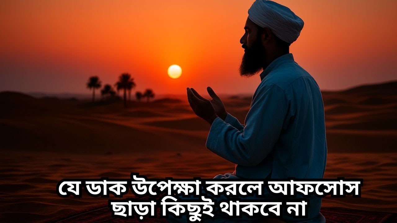 যে ডাক উপেক্ষা করলে আফসোস ছাড়া কিছুই থাকবে না