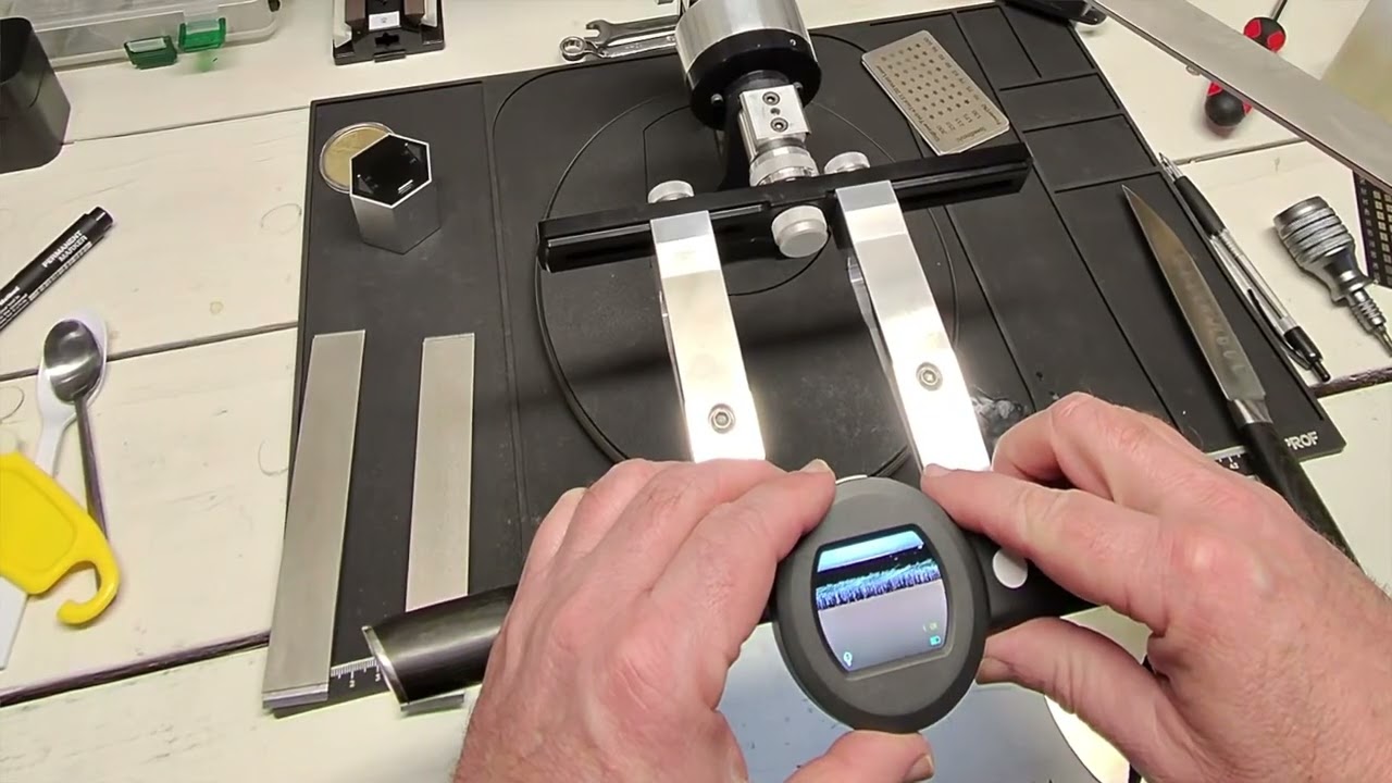 How to Mount a Curved Knife in Your TSPROF Sharpener for Perfectly Even Bevels!