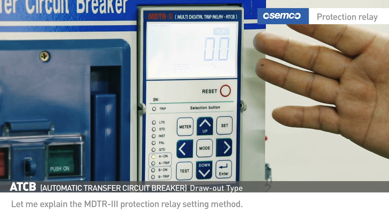 OSEMCO / OSS-ATCB Manual (English) Automatic Transfer Circuit Breaker