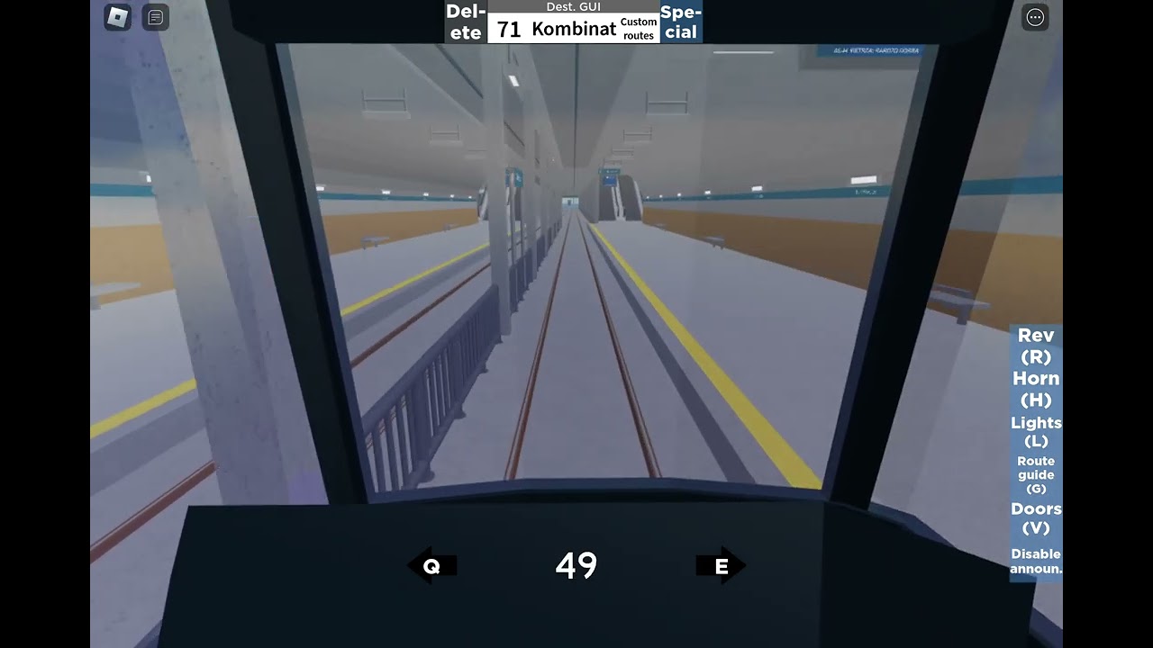 Nid's Buses & Trams Line 71 (Tram) Cichy kącik → Kombinat