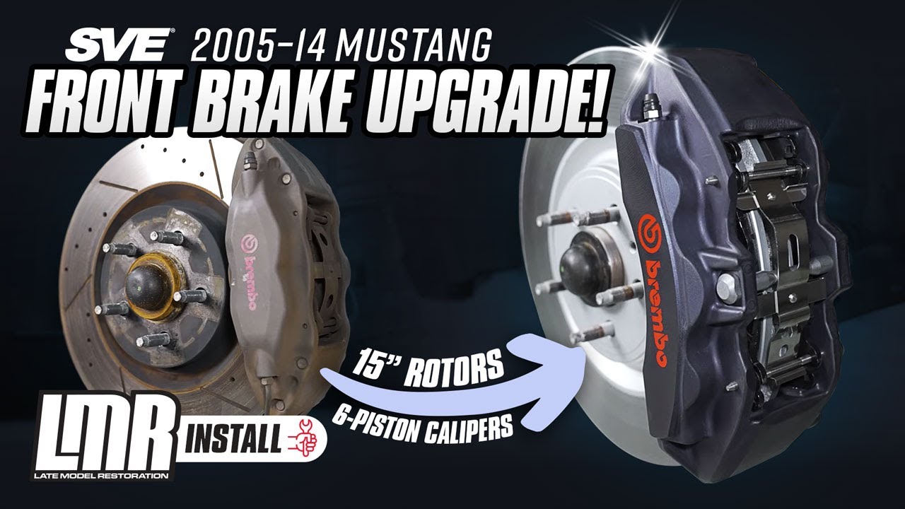 2005-2014 S197 Mustang SVE Front Brake Upgrade Kit - Review & Install