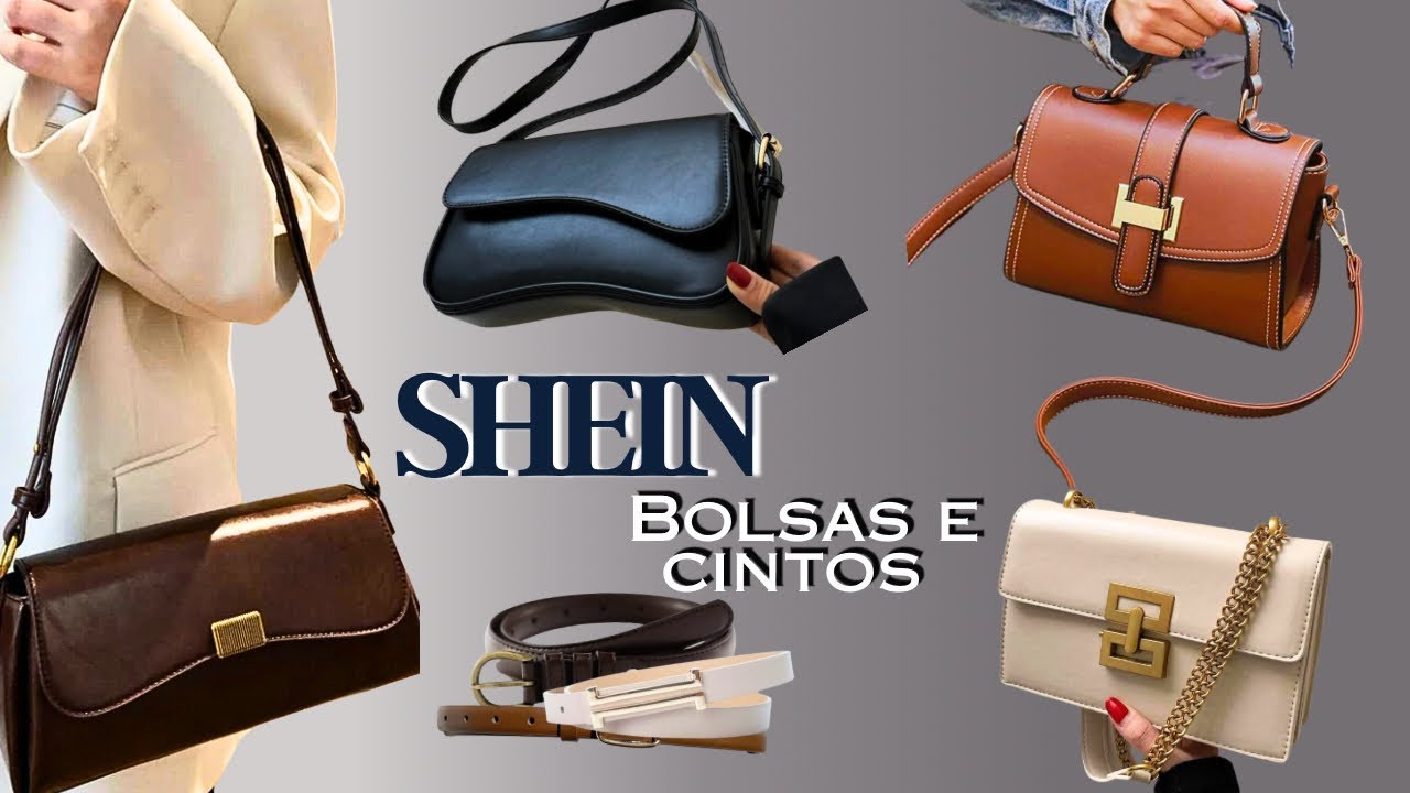 Comprinhas SHEIN - BOLSAS e CINTOS! ITENS que VALEM A PENA - 10 PEÇAS. 😱