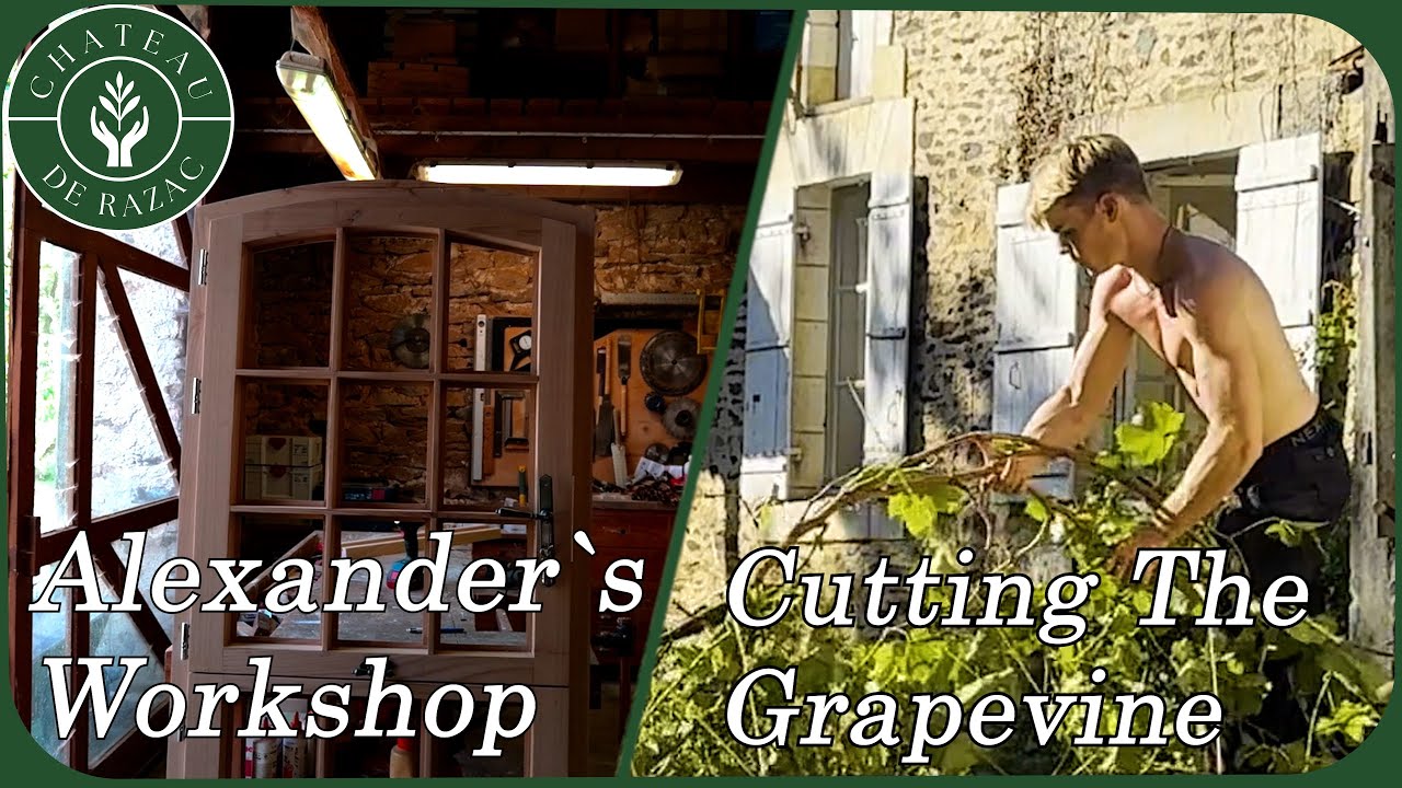 Clearing the Manoir Facade Ready for Repointing: Part 2 | Château de Razac