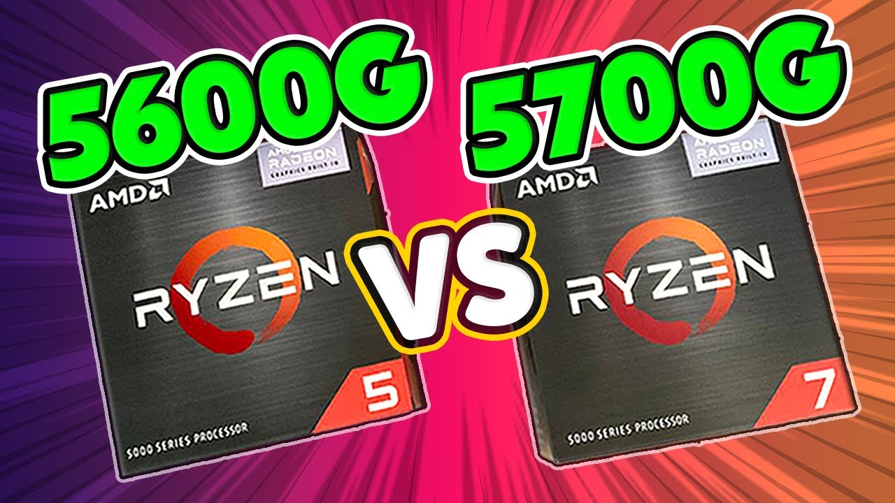 5600G vs 5700G JUEGOS Y STREAM