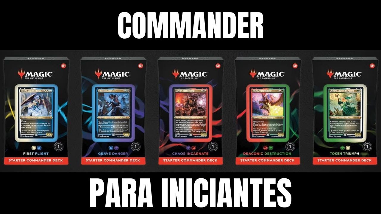 Uma rápida análise dos Precon de Iniciantes - Commander