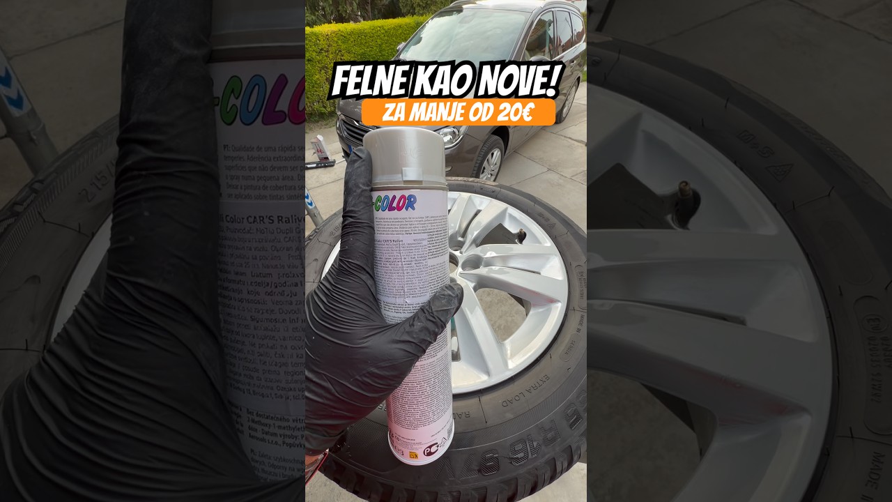 Farbanje ALU FELNI! ( Uradi Sam )