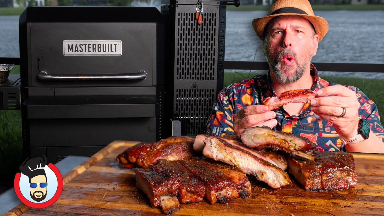 Smoking Ribs on a my New Masterbuilt Gravity Series Grill… What Could Go Wrong? 🌧⚡ 🌧?⚡