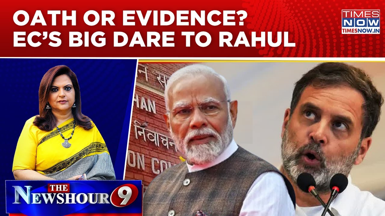 Rahul Gandhi's ‘Rigged Polls’ Claim Backfires? Will LoP Sign EC Declaration Or Show Proof? |NewsHour