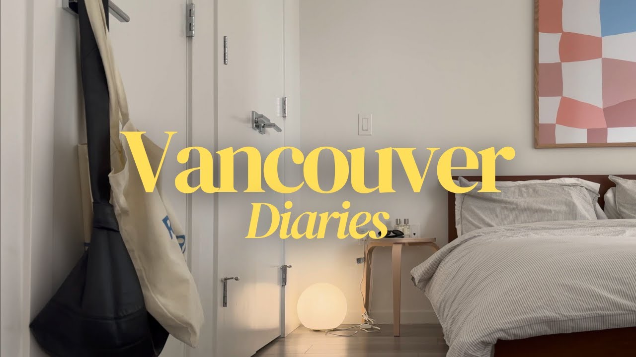 Simple living | relaxing vlog, living in Vancouver, studio apartment.