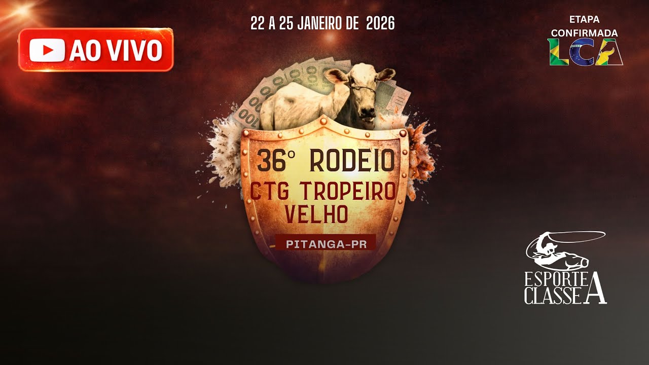 36º RODEIO CRIOULO CTG TROPEIRO VELHO - PITANGA-PR