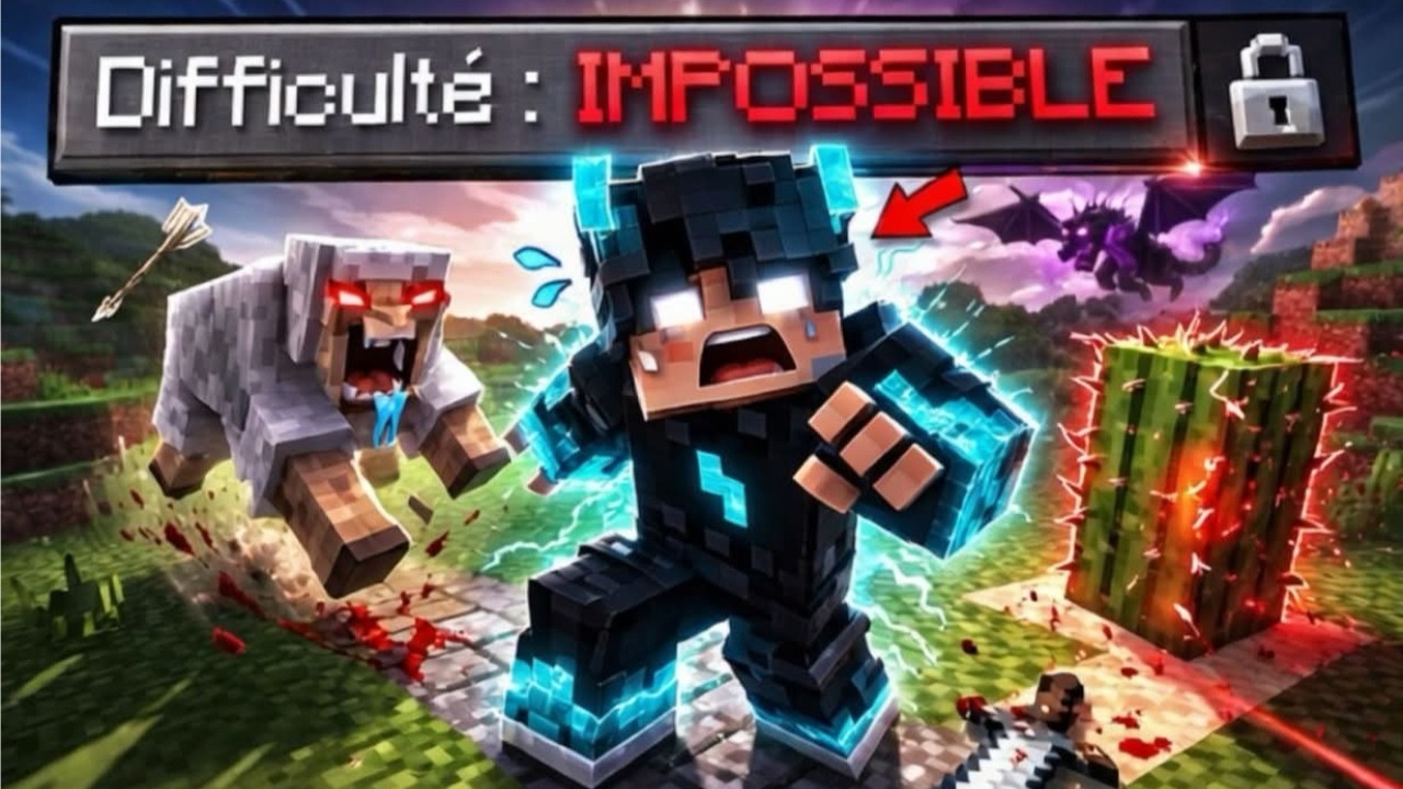 Minecraft, mais ABSOLUMENT TOUT veut me tuer !